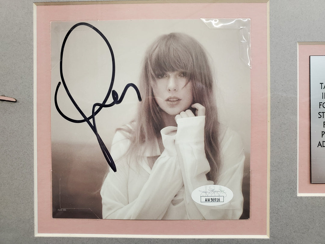 Taylor Swift Autograph on Album Collage