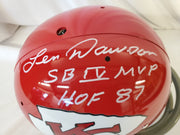 Len Dawson - Kansas City Chiefs - Autographed Authentic Helmet