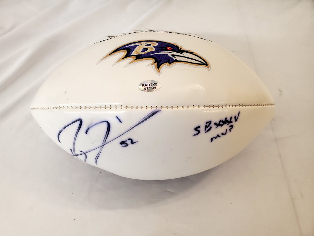 Ray Lewis - Baltimore Ravens - Autographed Football