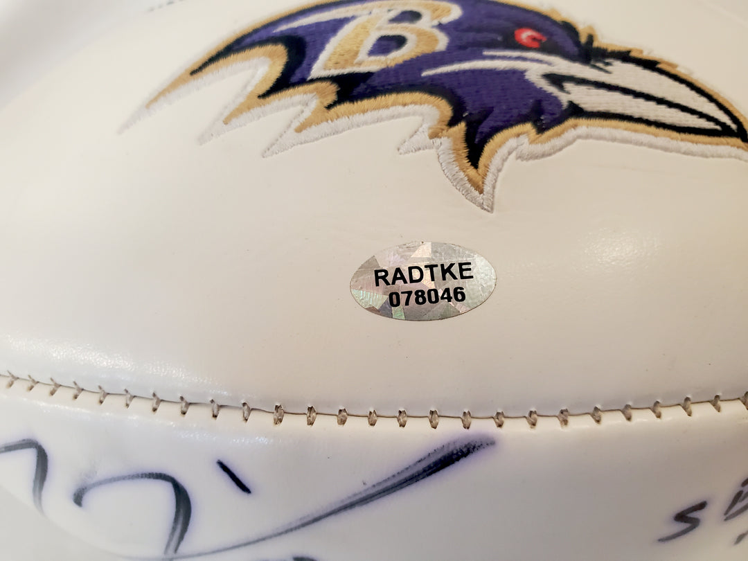 Ray Lewis - Baltimore Ravens - Autographed Football