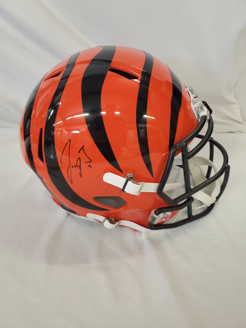 Joe Burrow - Cincinnati Bengals - Autographed Replica Helmet