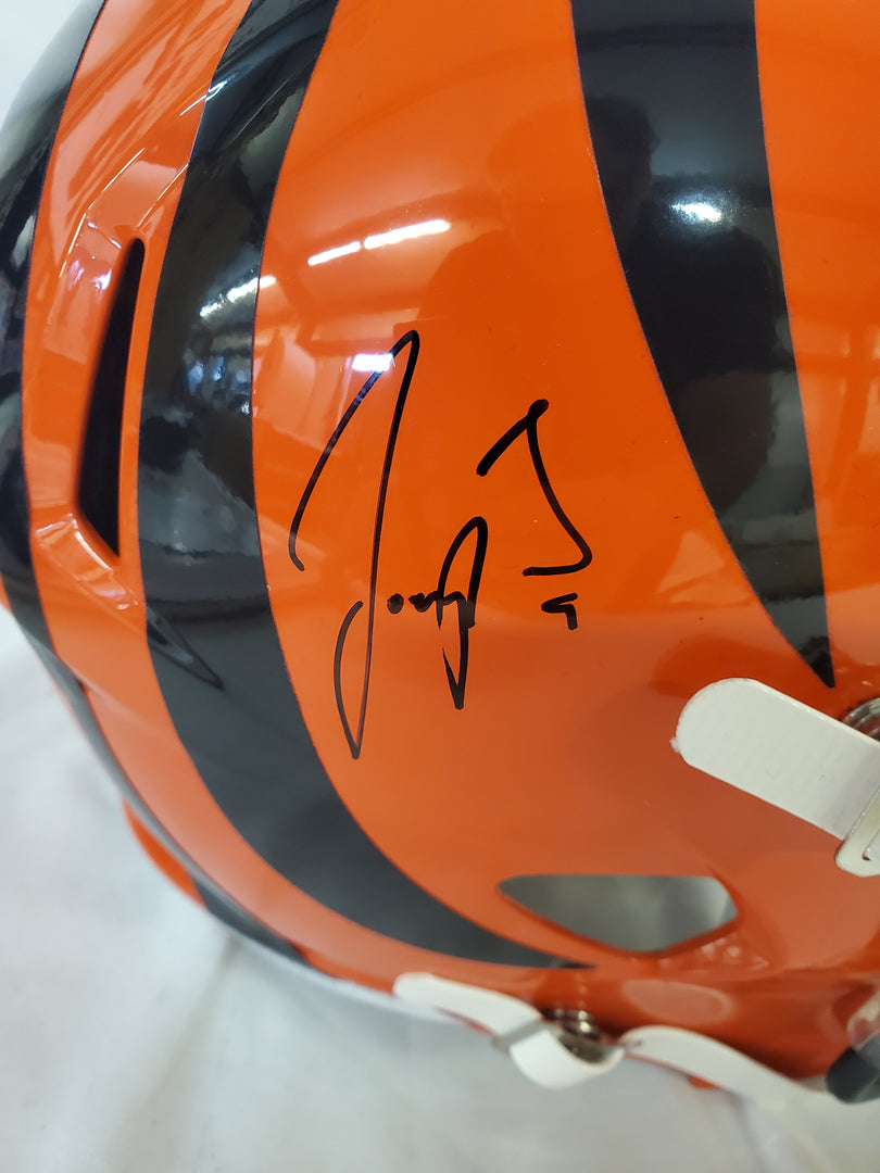 Joe Burrow - Cincinnati Bengals - Autographed Replica Helmet