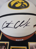 Load image into Gallery viewer, Caitlin Clark - Iowa Hawkeyes - Autographed Basketball with Base
