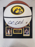 Load image into Gallery viewer, Caitlin Clark - Iowa Hawkeyes - Autographed Basketball with Base
