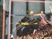 LeBron James - Cleveland Cavaliers - Autographed Framed Photo with Replica NBA Tickets - SOLD!