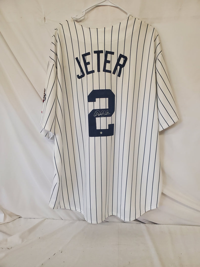 Derek Jeter - New York Yankees - Autographed Jersey