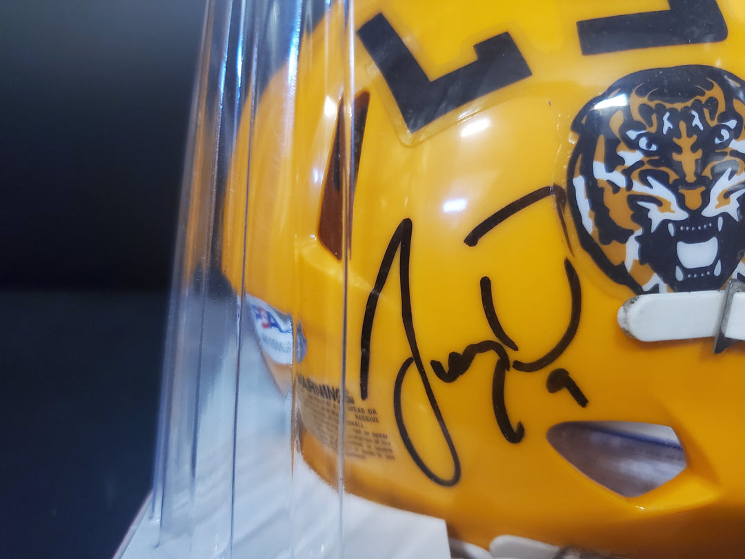 Joe Burrow – LSU Tigers – Autographed Mini Helmet
