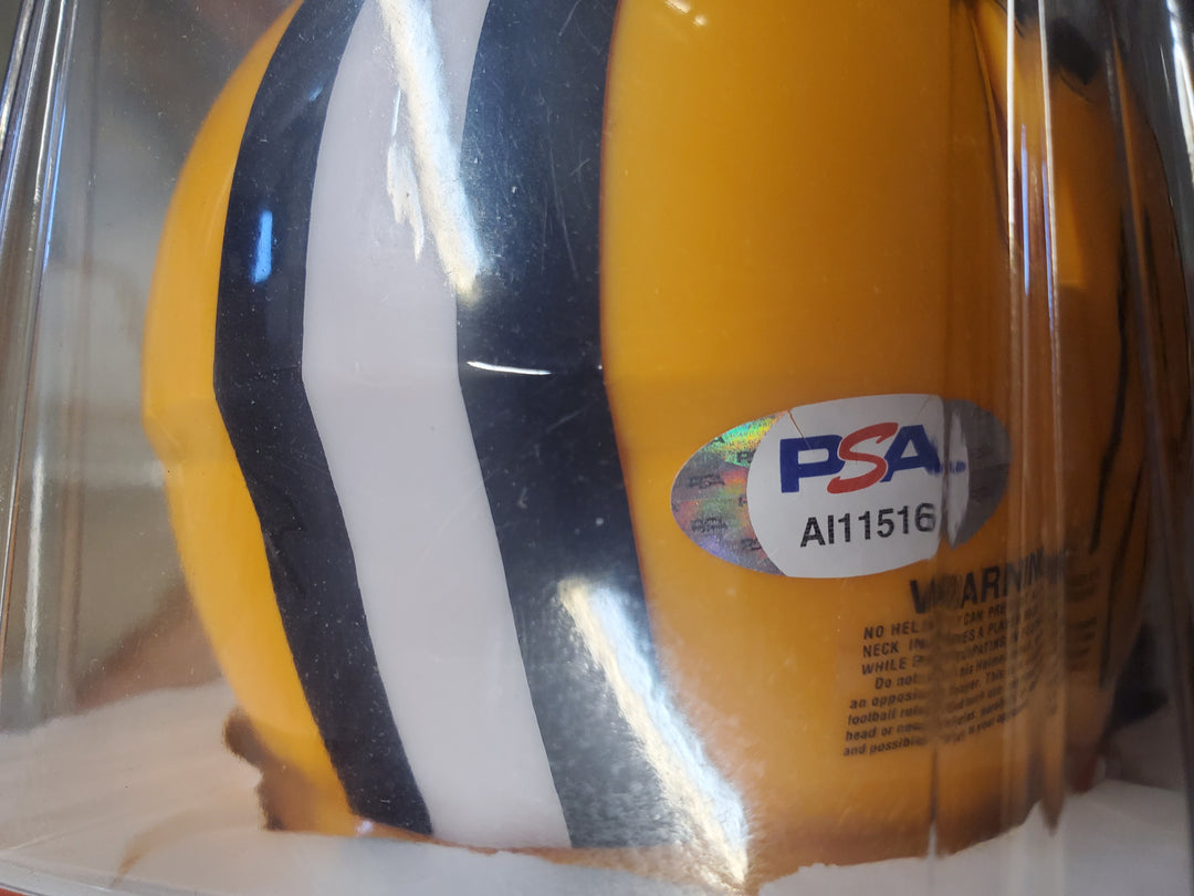 Joe Burrow – LSU Tigers – Autographed Mini Helmet