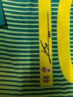 Load image into Gallery viewer, Lionel Messi – FC Barcelona 2016 Teal Away Autographed Jersey