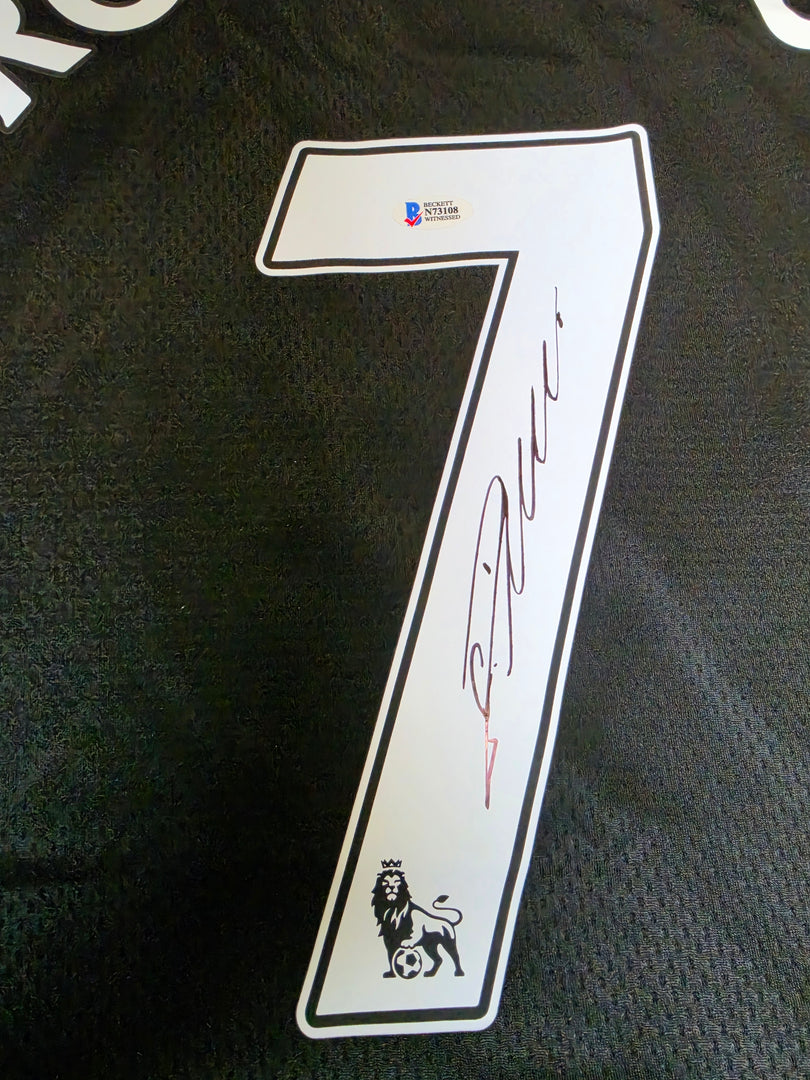 Cristiano Ronaldo - Manchester United - Autographed Jersey Framed