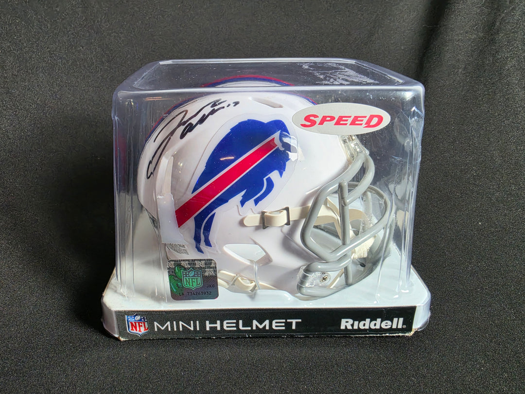 Golden Ticket - Josh Allen Autograph Bills Mini Helmet