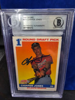 Load image into Gallery viewer, Chipper Jones - Atlanta Braves - Autographed Baseball Card