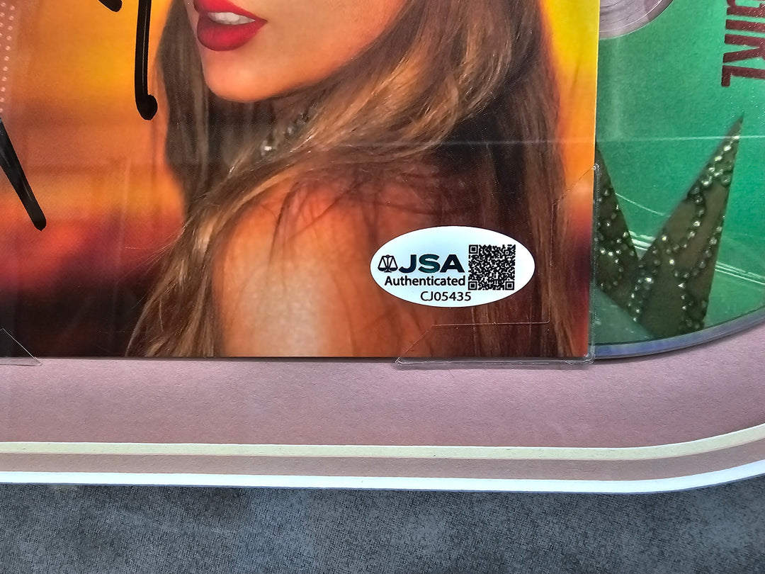 Taylor Swift Autograph on The Life of a Showgirl Album Collage