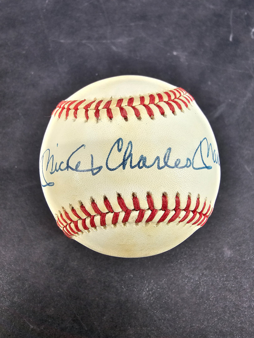 Mickey Mantle - New York Yankees - Autographed Baseball