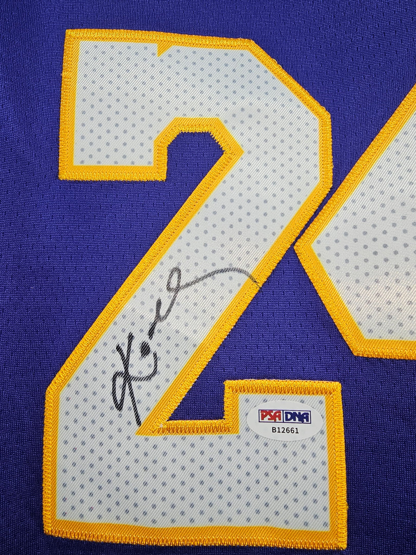 Kobe Bryant – Los Angeles Lakers – #24 Autographed Jersey