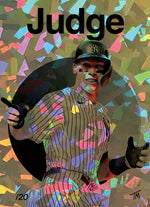 Load image into Gallery viewer, Aaron Judge - New York Yankees - with a Limited Gold Refractor Card
