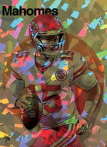 Load image into Gallery viewer, Patrick Mahomes - Kansas City Chiefs - with A Gold Refractor Card