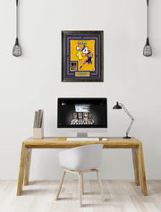Kobe Bryant - LA Lakers - Jersey Art with LTD GRF Card