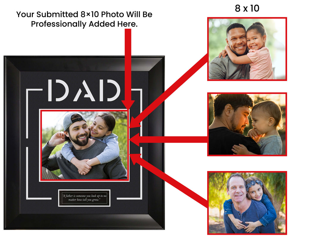 Personalized DAD Framed 8x10 Photo