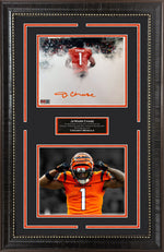 Load image into Gallery viewer, Ja'Marr Chase Mystery Box featuring Autographed JaMarr Chase Framed Photo