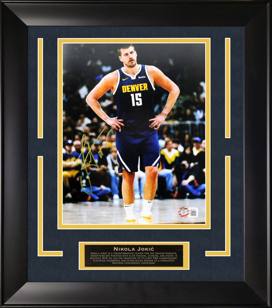 Nikola Jokić Mystery Box Featuring an Autographed Nikola Jokić Framed Photo