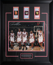 Michael Jordan Last Dance Mystery Box Featuring Autographed Framed Dennis Rodman Photo with Replica NBA Finals Tickets!