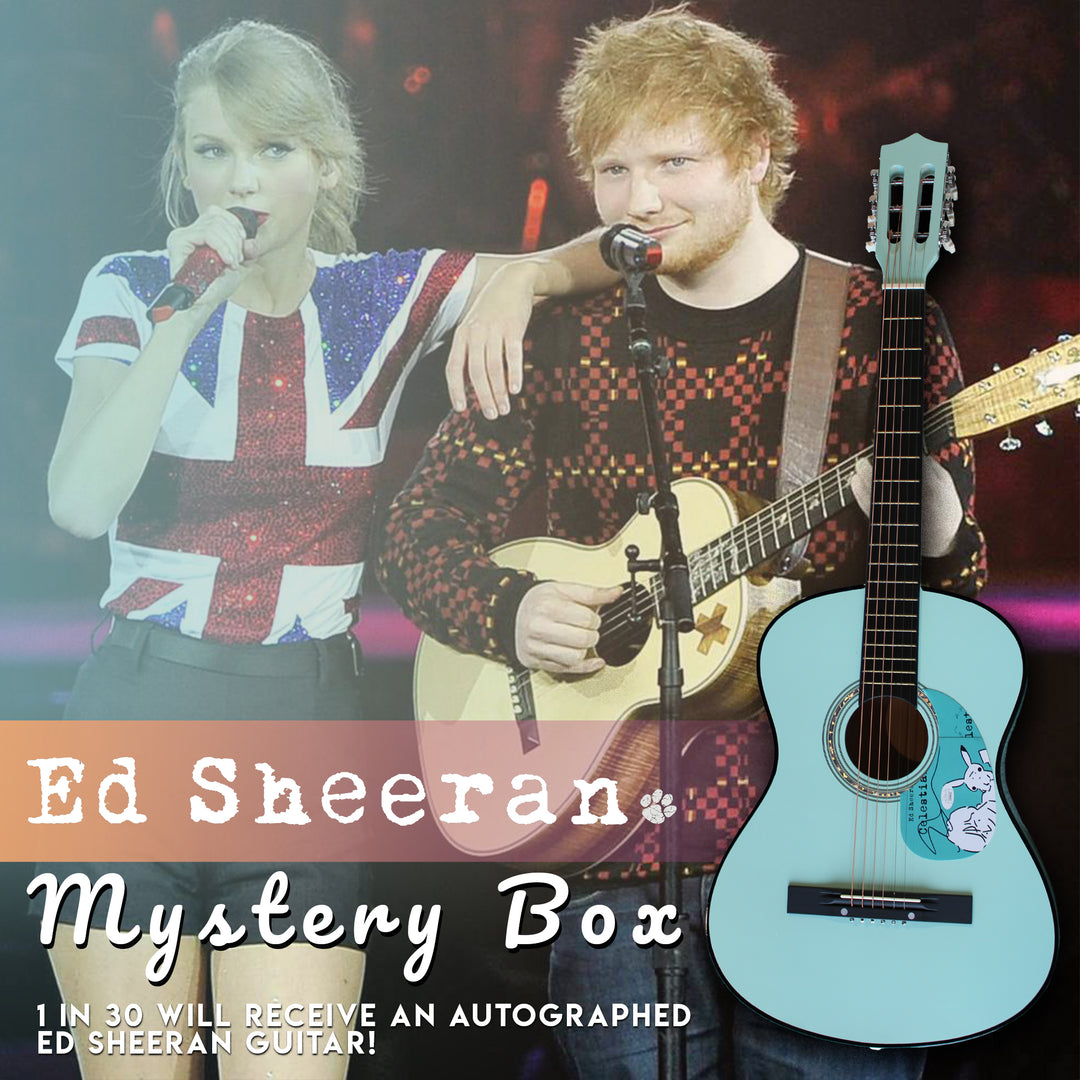 Ed Sheeran Mystery Box Featuring Ed Sheeran Autographed Guitar