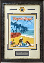 Load image into Gallery viewer, Virginia Beach Art with Coin
