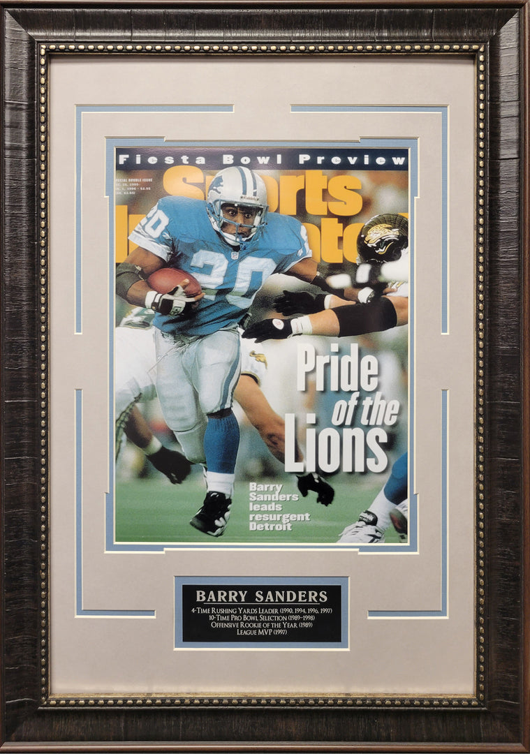 Detroit Lions - Barry Sanders - SI Cover