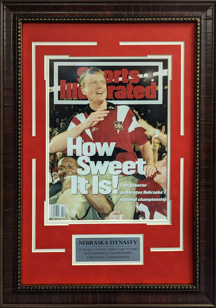 Nebraska - Tom Osborne - SI Cover