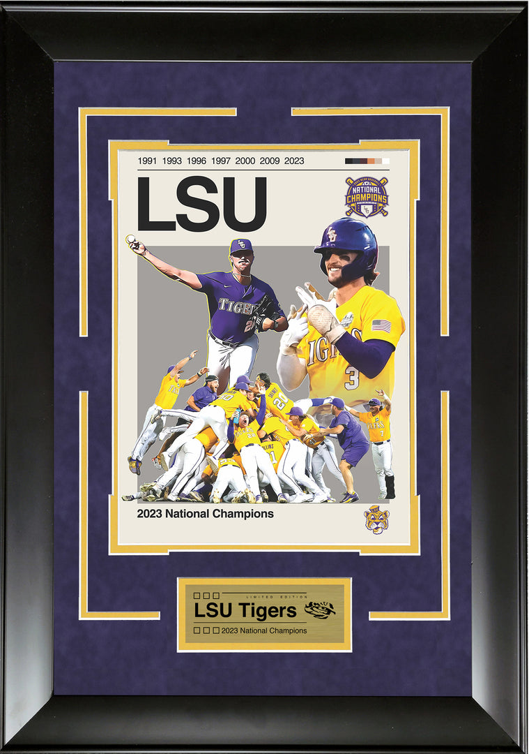 LSU - 2023 National Champions - Mid-Century Art