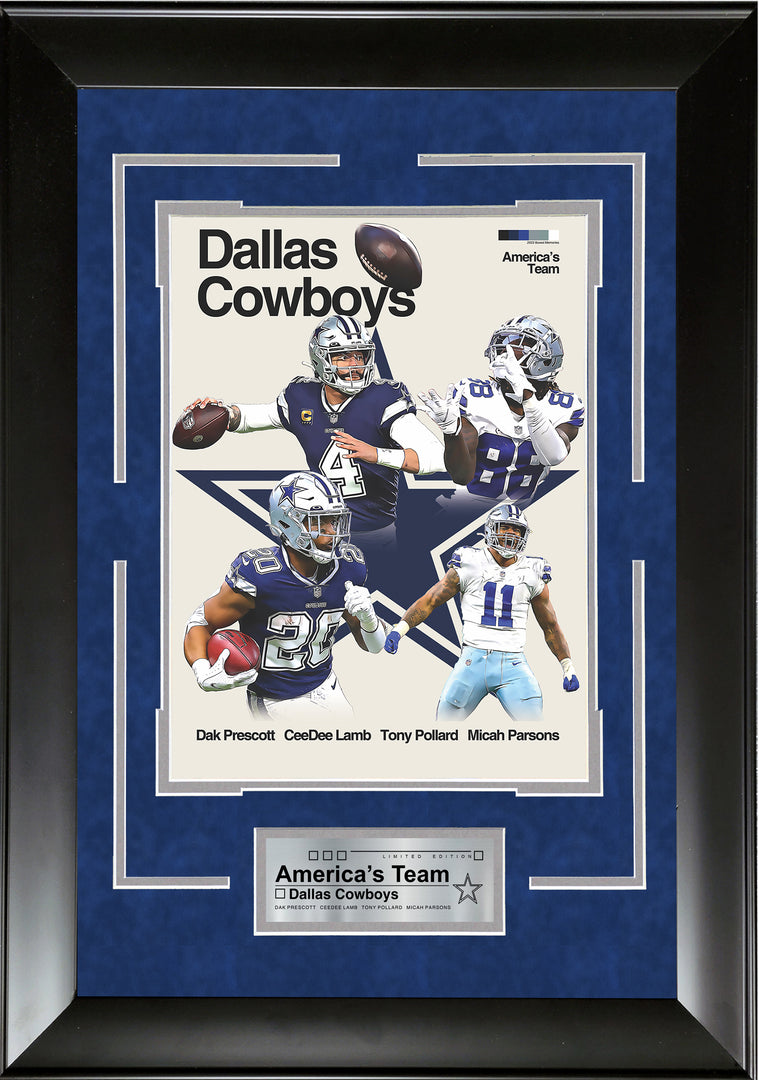 Dallas Cowboys - America's Team - Mid-Century Art