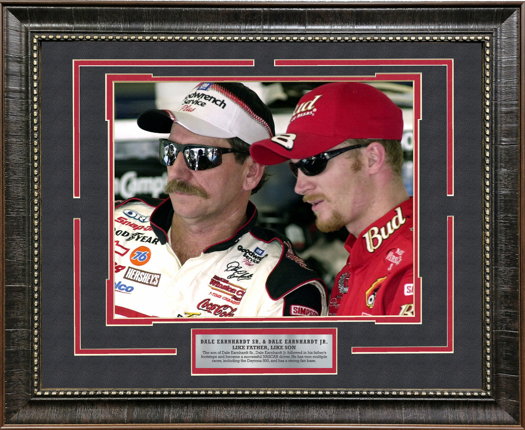 Dale Earnhardt Sr and Dale Earnhardt Jr -  Like Father, Like Son