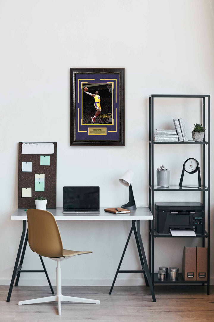LeBron James - All Hail the King - Spotlight with Facsimile Signature