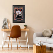 Joe Burrow & JaMarr Chase - Cincinnati Bengals - Spotlight with Facsimile Signatures