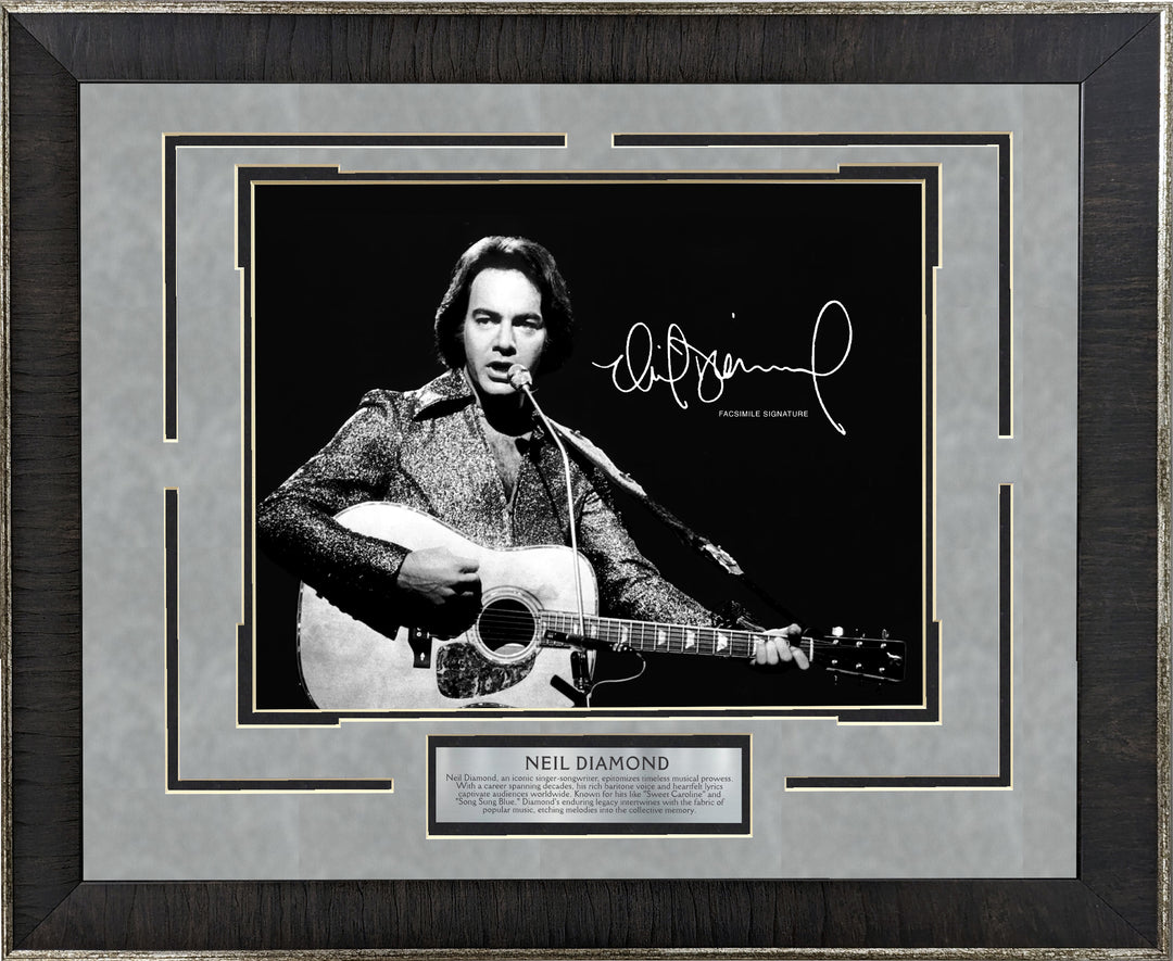 Neil Diamond with Facsimile Signature