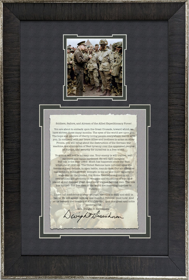 D-Day Invasion Speech with Facsimile Signature