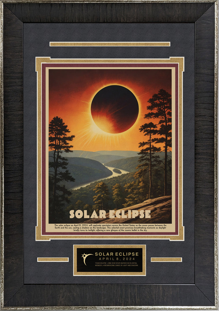 2024 Solar Eclipse Over the Ozarks Art