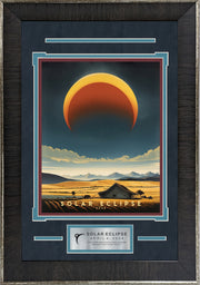 2024 Solar Eclipse Over Farmland Art