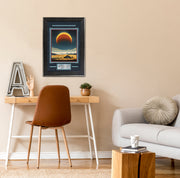 2024 Solar Eclipse Over Farmland Art