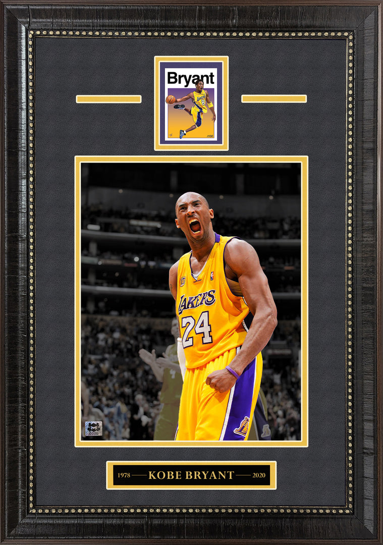Kobe Bryant with Limited Edition Collectible Card