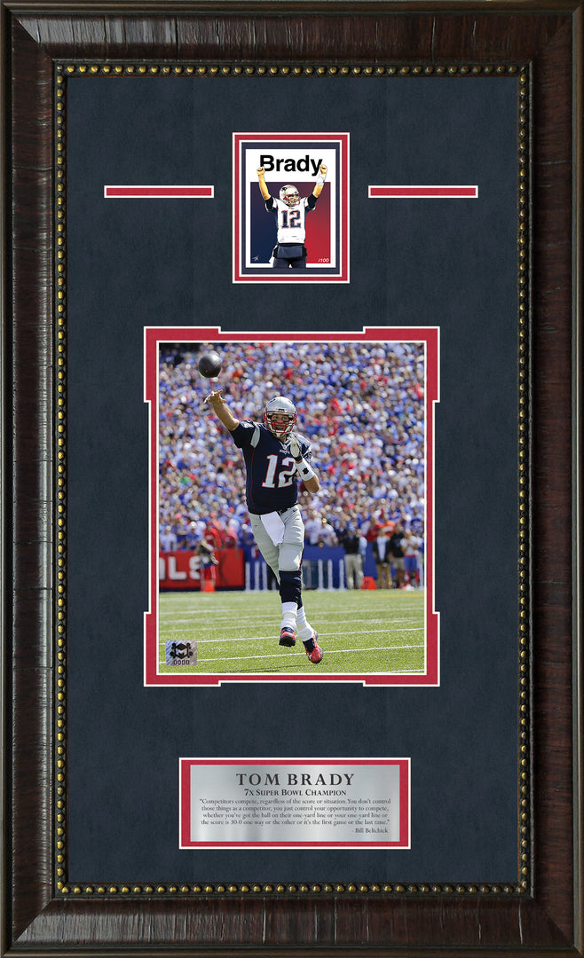 Tom Brady - New England Patriots - With LTD Collectible Card