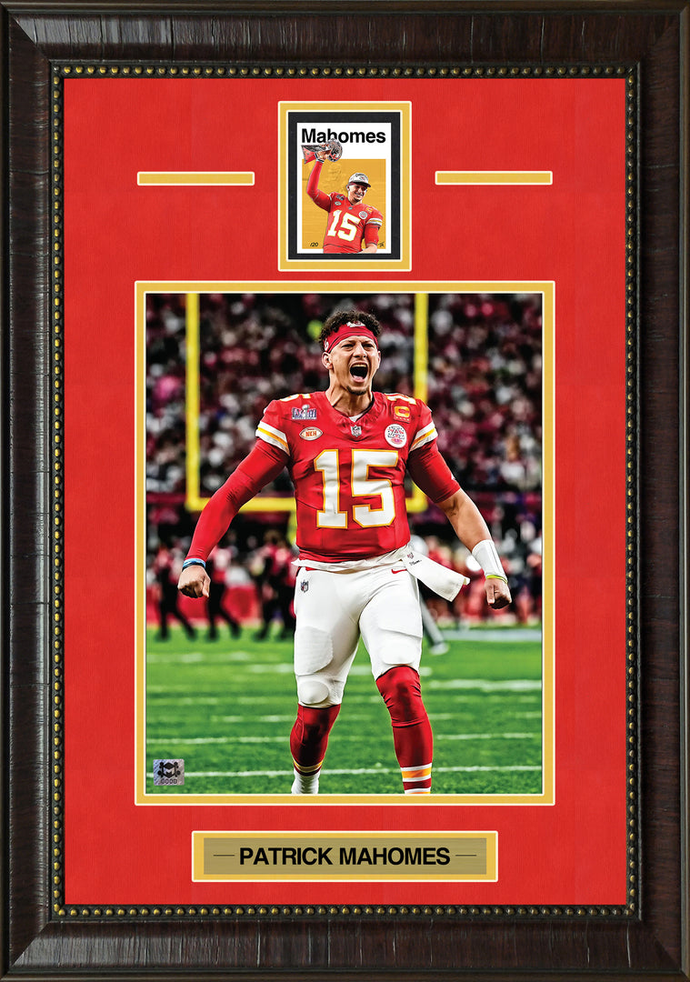 Patrick Mahomes - Kansas City Chiefs - With LTD Collectible Card - Only 20 Available