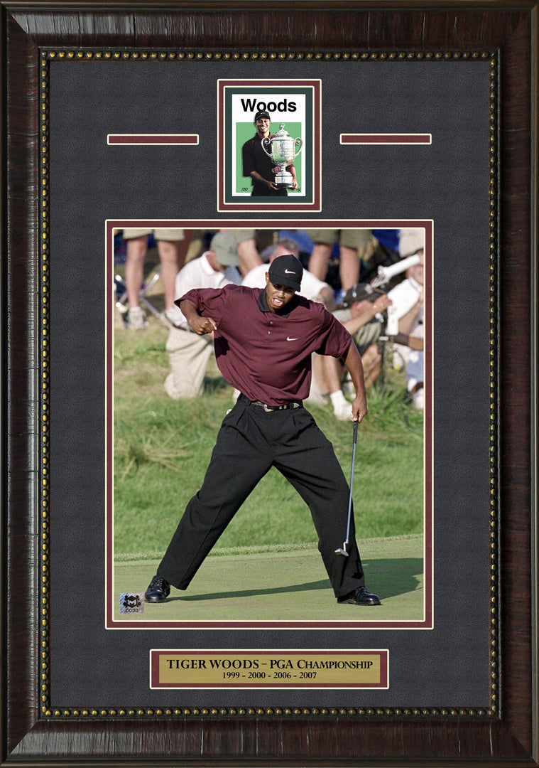 Tiger Woods - PGA Championship - with LTD Collectible Card - Only 20 Made