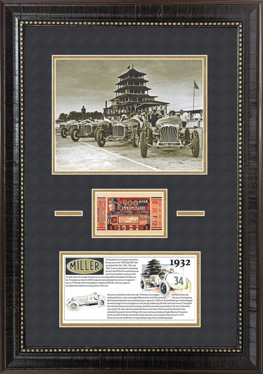 1932 Indy 500 with Replica Ticket – Community Auctions