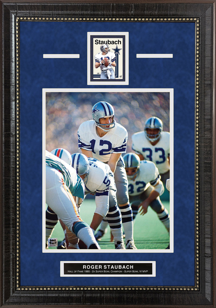 Roger Staubach - Dallas Cowboys - With Limited Edition Collectible Card