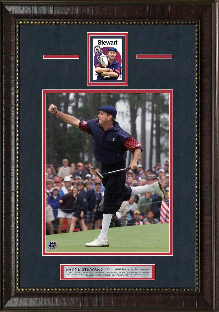 payne stewart framed photo