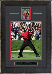 tiger woods framed photo