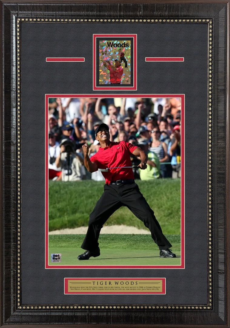 tiger woods framed photo