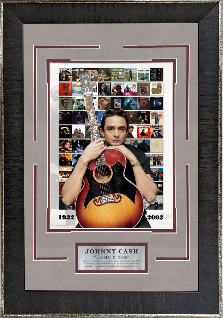 Johnny Cash - Man in Black - Album Collage